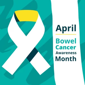 April bowel cancer awareness month poster