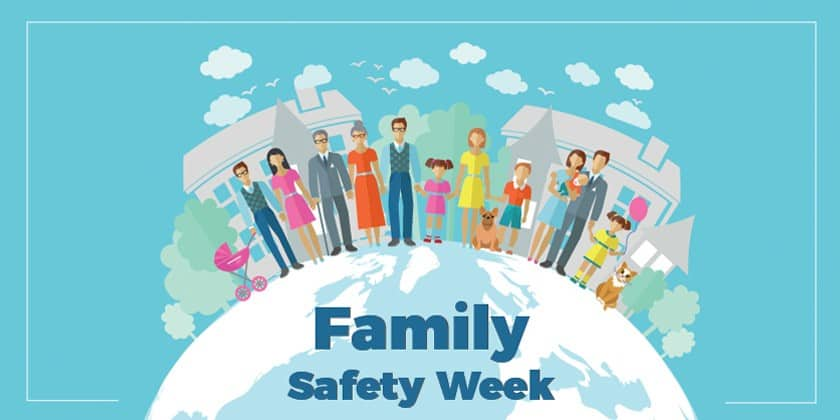 Family safety week banner