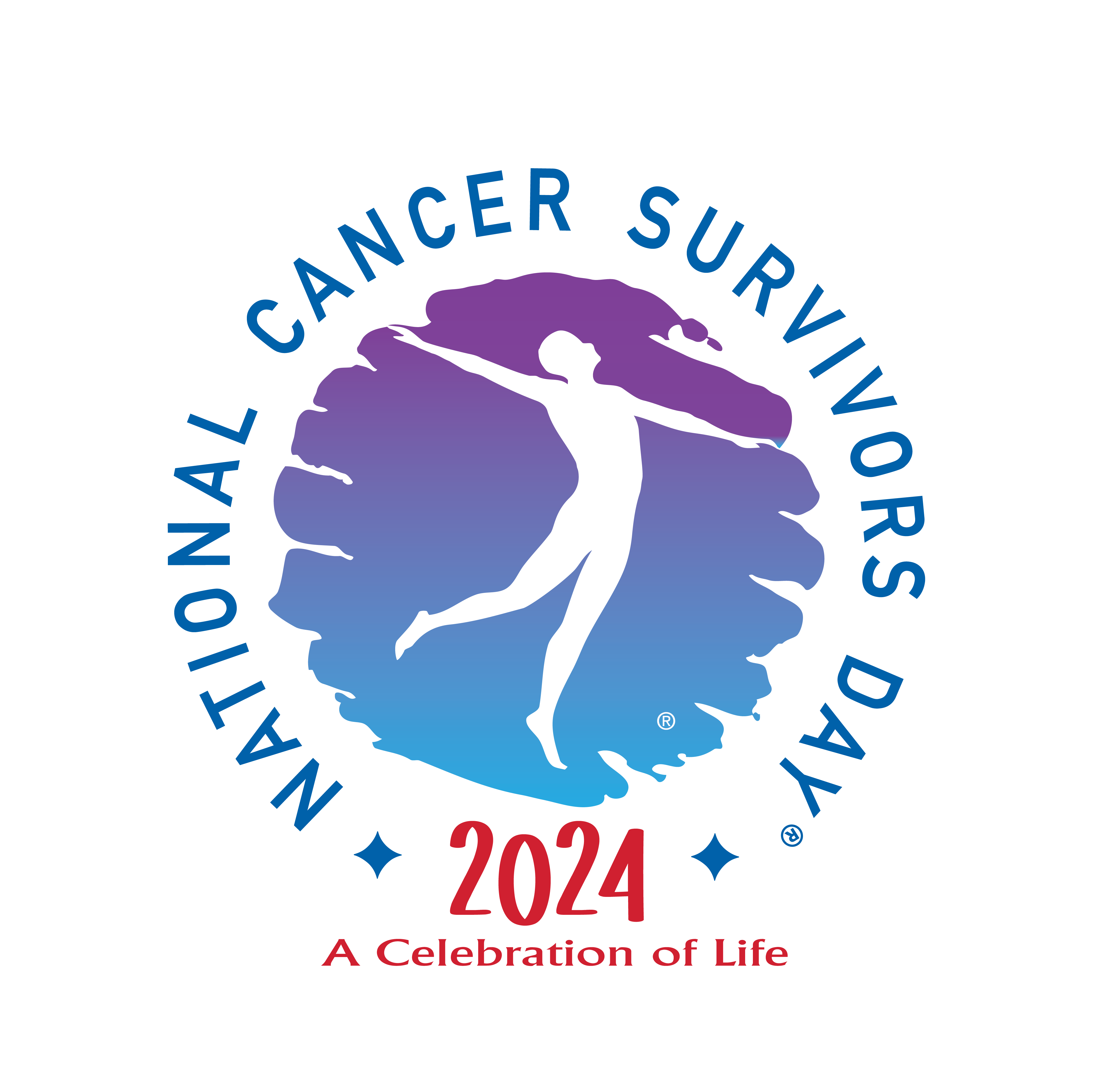 Cancer survivors day 2024 logo