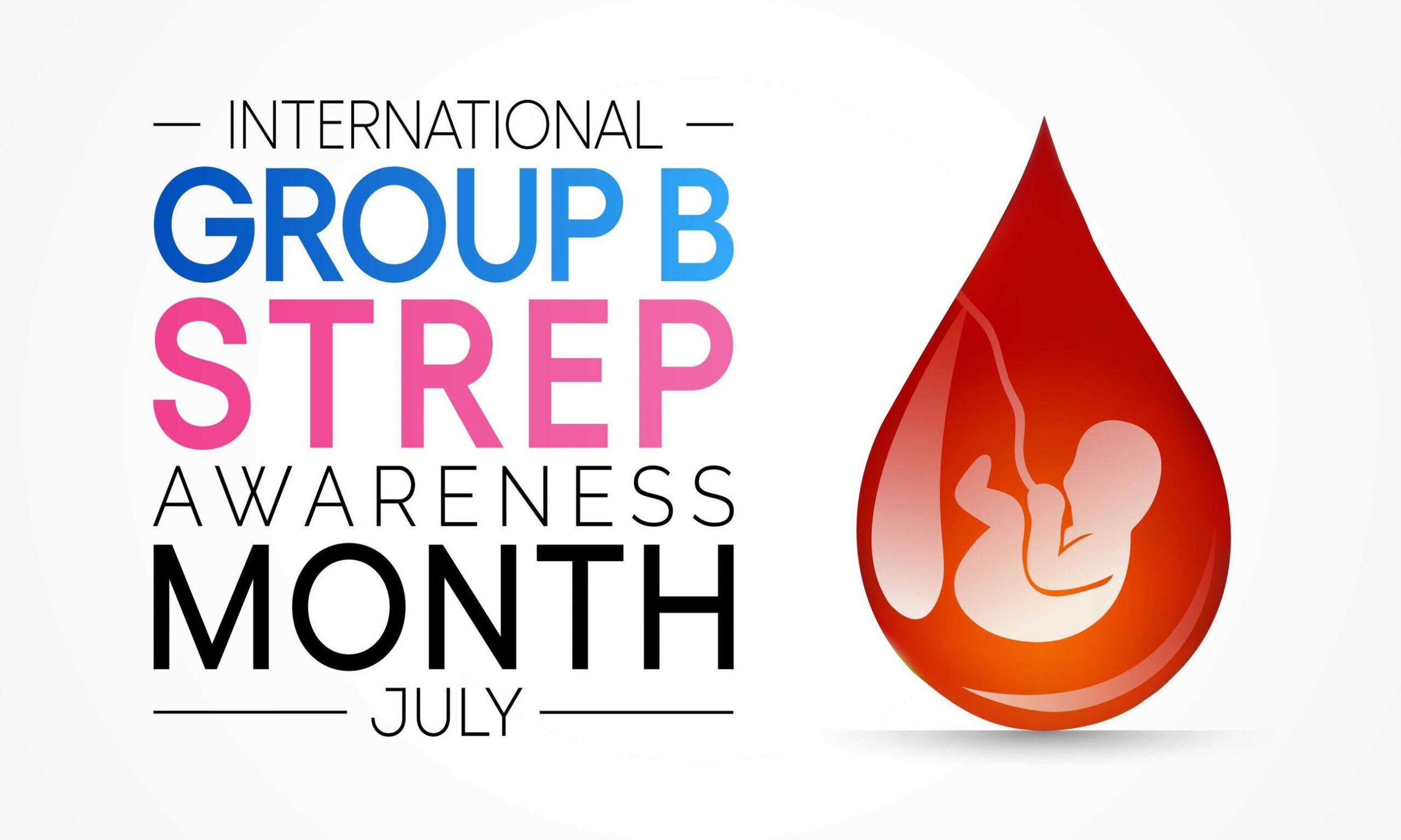group b strep awareness month july banner