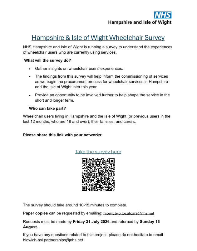 survey QR code poster